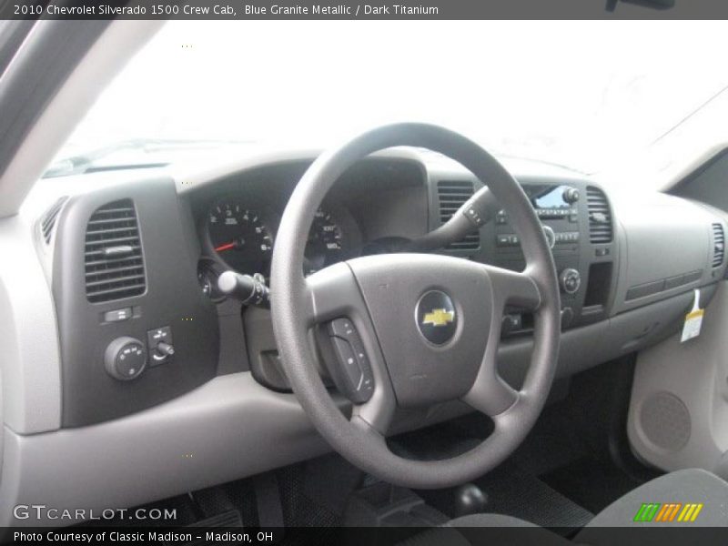 Blue Granite Metallic / Dark Titanium 2010 Chevrolet Silverado 1500 Crew Cab