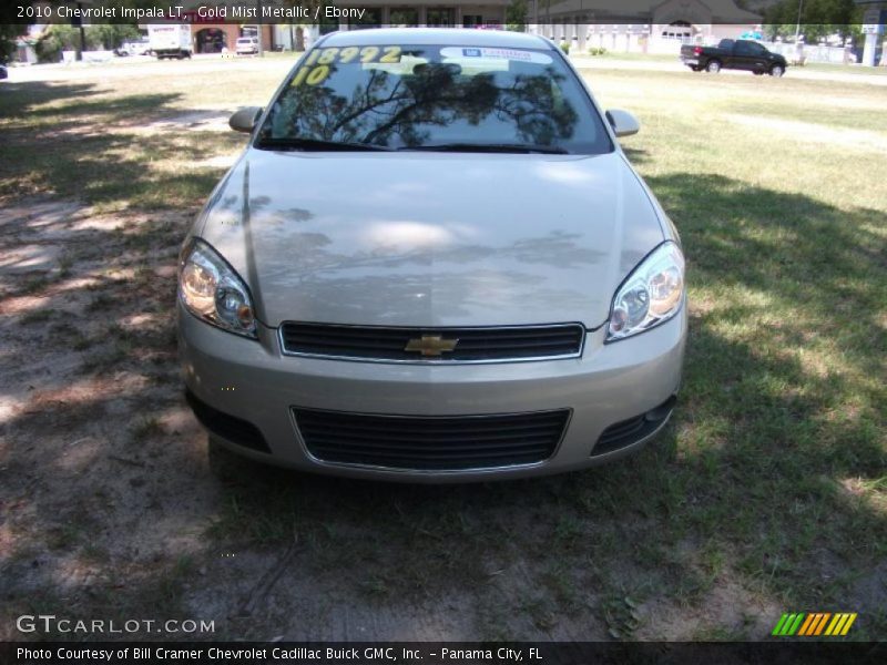 Gold Mist Metallic / Ebony 2010 Chevrolet Impala LT