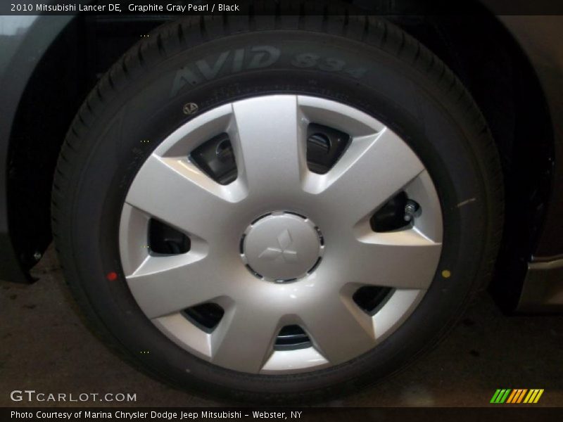 Graphite Gray Pearl / Black 2010 Mitsubishi Lancer DE