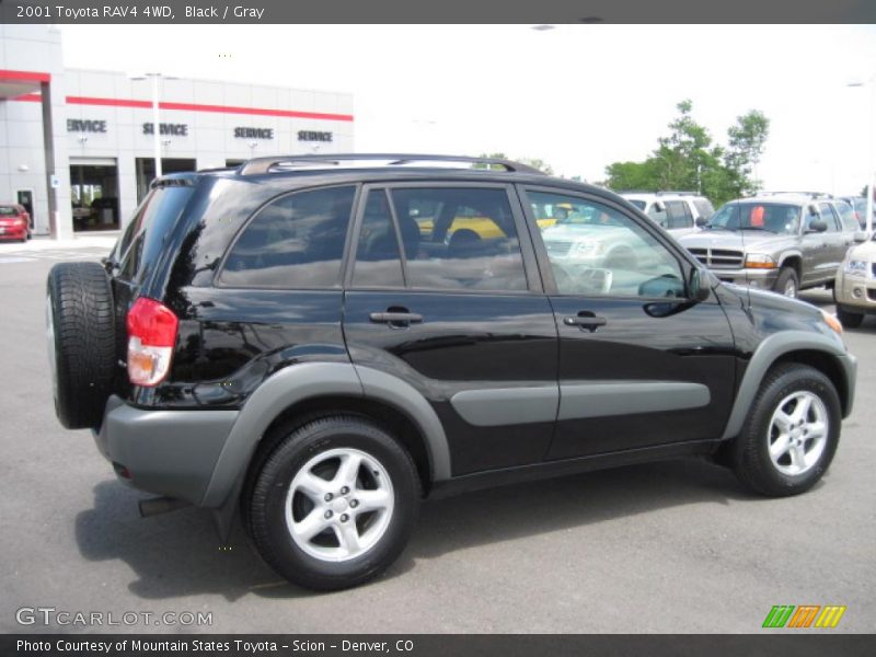 Black / Gray 2001 Toyota RAV4 4WD