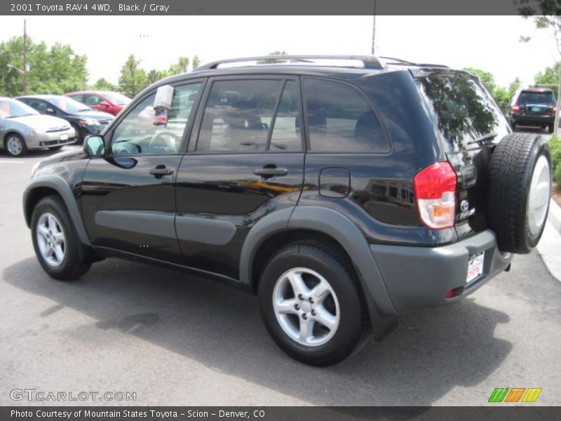 Black / Gray 2001 Toyota RAV4 4WD