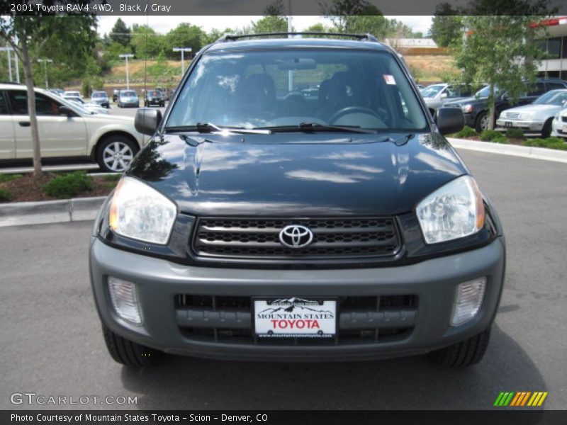 Black / Gray 2001 Toyota RAV4 4WD