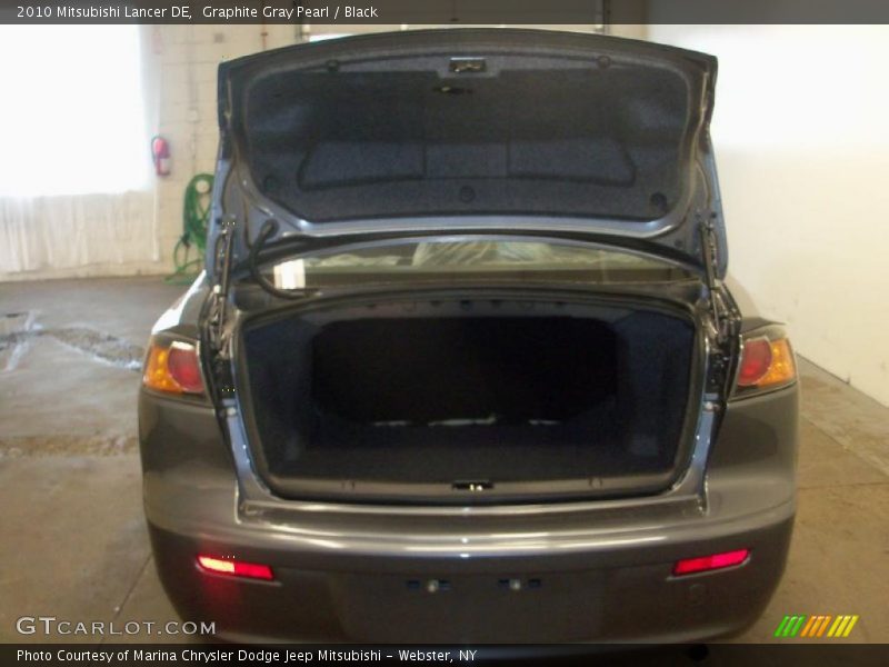 Graphite Gray Pearl / Black 2010 Mitsubishi Lancer DE