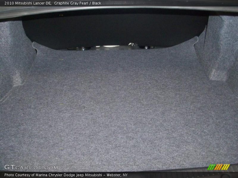 Graphite Gray Pearl / Black 2010 Mitsubishi Lancer DE