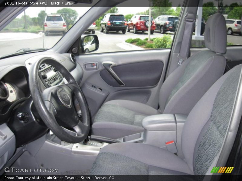 Black / Gray 2001 Toyota RAV4 4WD