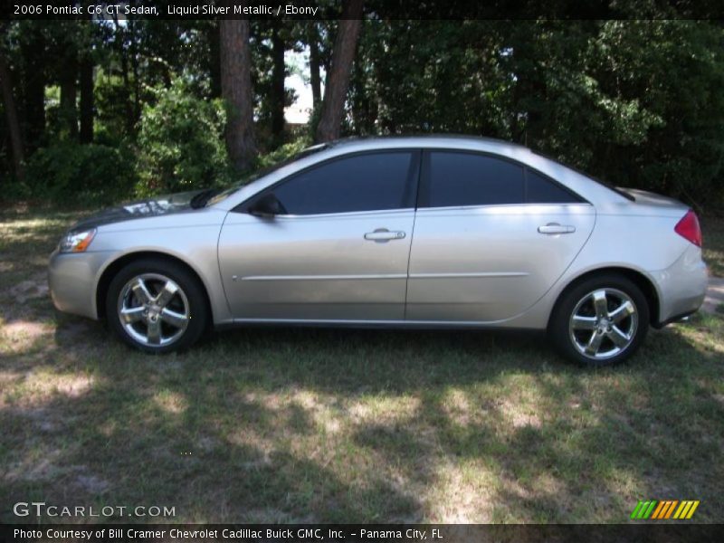 Liquid Silver Metallic / Ebony 2006 Pontiac G6 GT Sedan