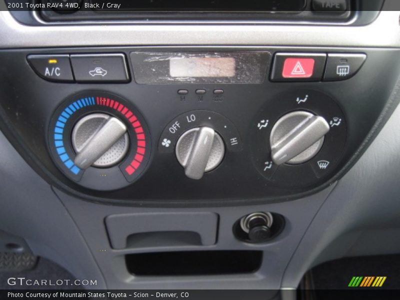 Black / Gray 2001 Toyota RAV4 4WD