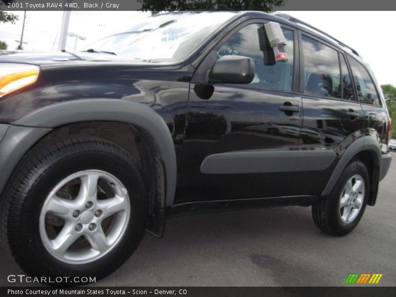 Black / Gray 2001 Toyota RAV4 4WD