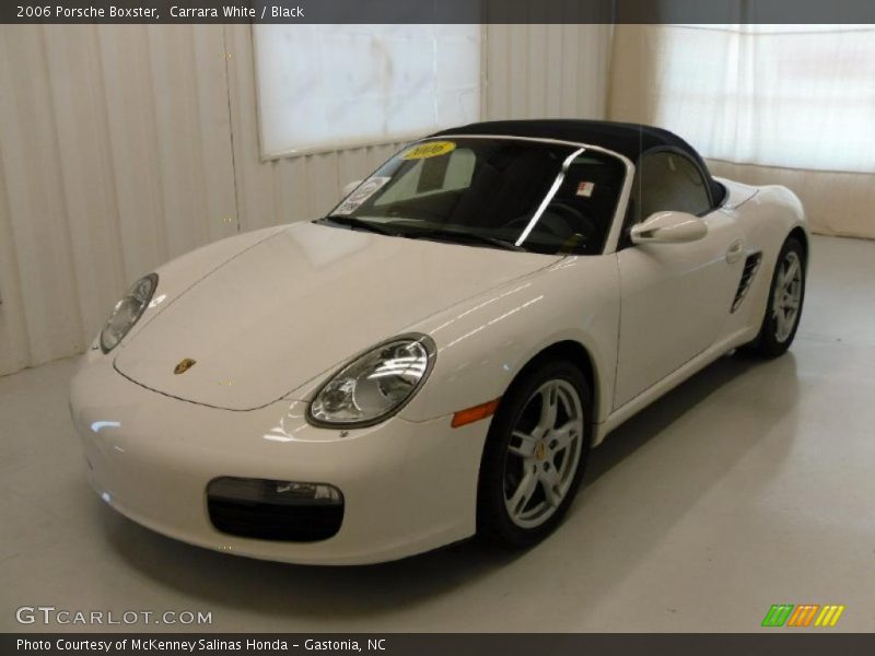 Carrara White / Black 2006 Porsche Boxster