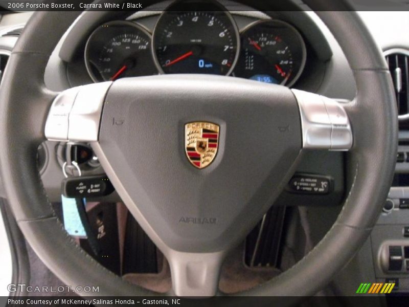 Carrara White / Black 2006 Porsche Boxster