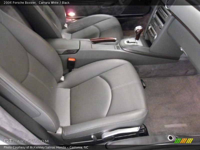 Carrara White / Black 2006 Porsche Boxster