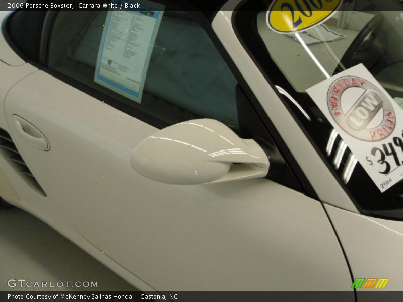 Carrara White / Black 2006 Porsche Boxster