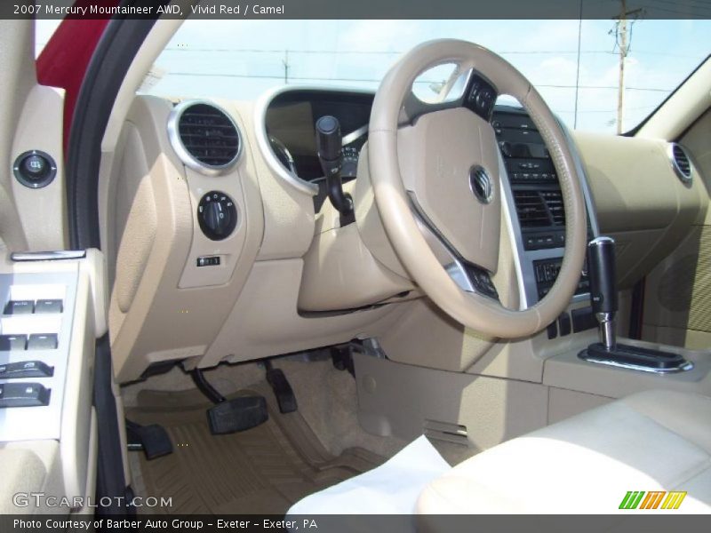 Vivid Red / Camel 2007 Mercury Mountaineer AWD