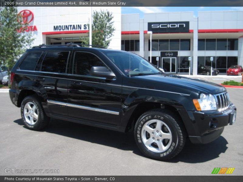 Black / Medium Slate Gray 2006 Jeep Grand Cherokee Limited 4x4