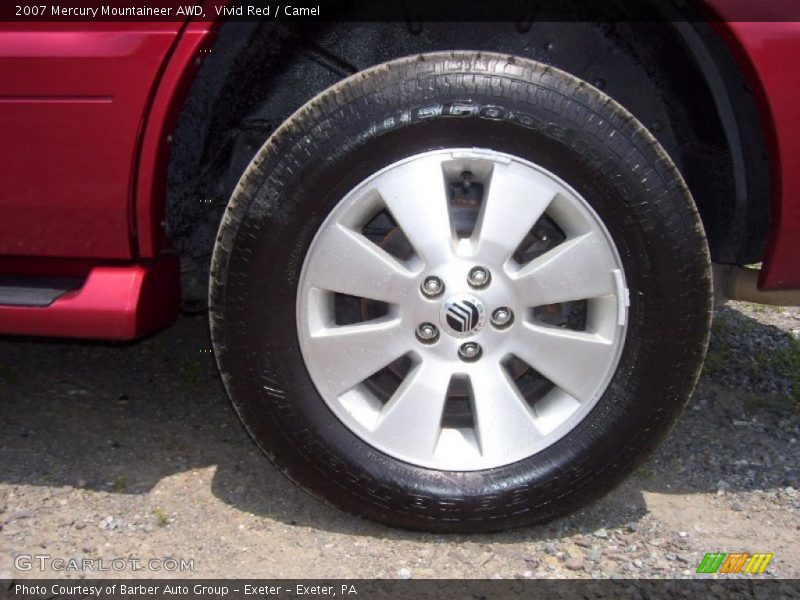 Vivid Red / Camel 2007 Mercury Mountaineer AWD
