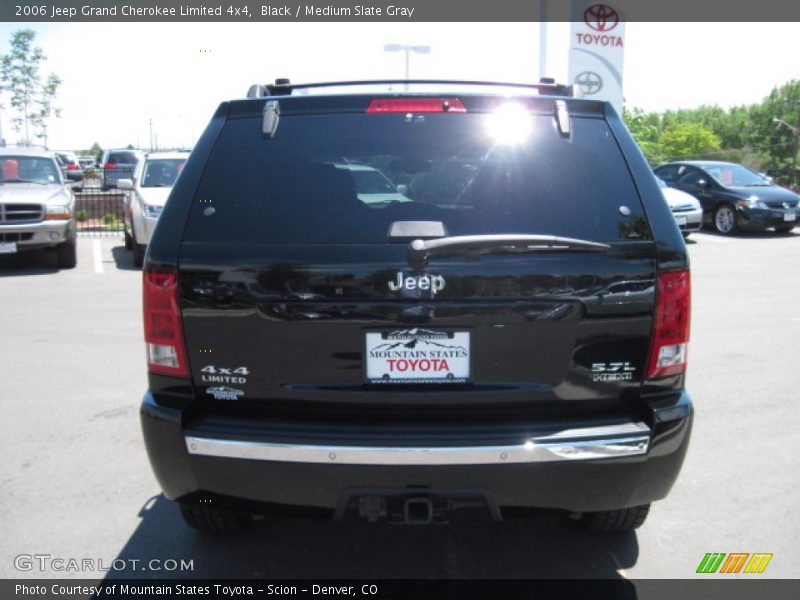 Black / Medium Slate Gray 2006 Jeep Grand Cherokee Limited 4x4