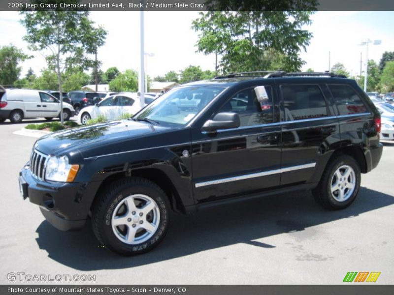 Black / Medium Slate Gray 2006 Jeep Grand Cherokee Limited 4x4
