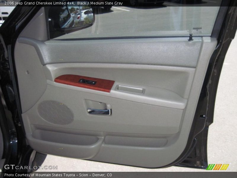 Black / Medium Slate Gray 2006 Jeep Grand Cherokee Limited 4x4
