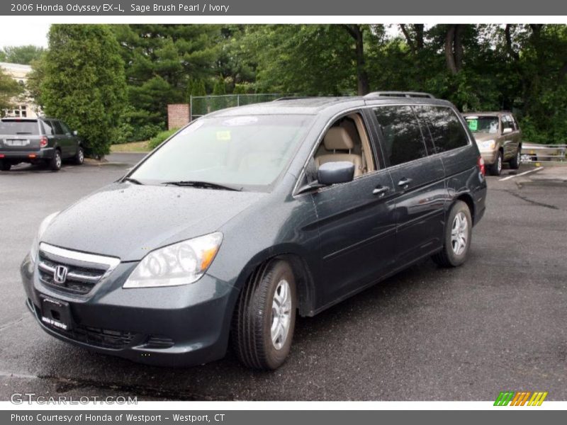 Sage Brush Pearl / Ivory 2006 Honda Odyssey EX-L