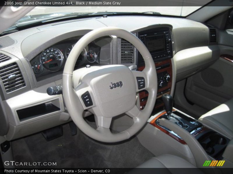 Black / Medium Slate Gray 2006 Jeep Grand Cherokee Limited 4x4