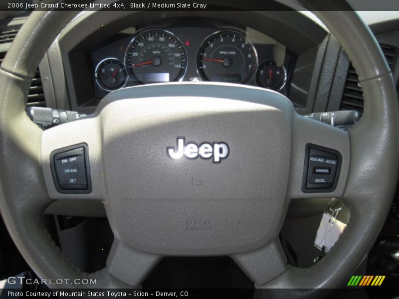 Black / Medium Slate Gray 2006 Jeep Grand Cherokee Limited 4x4