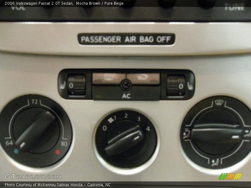 Mocha Brown / Pure Beige 2006 Volkswagen Passat 2.0T Sedan