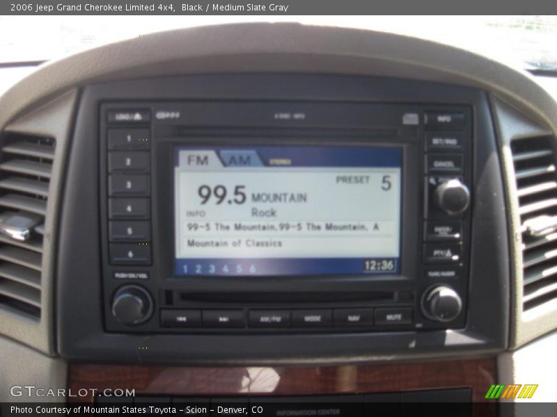Black / Medium Slate Gray 2006 Jeep Grand Cherokee Limited 4x4