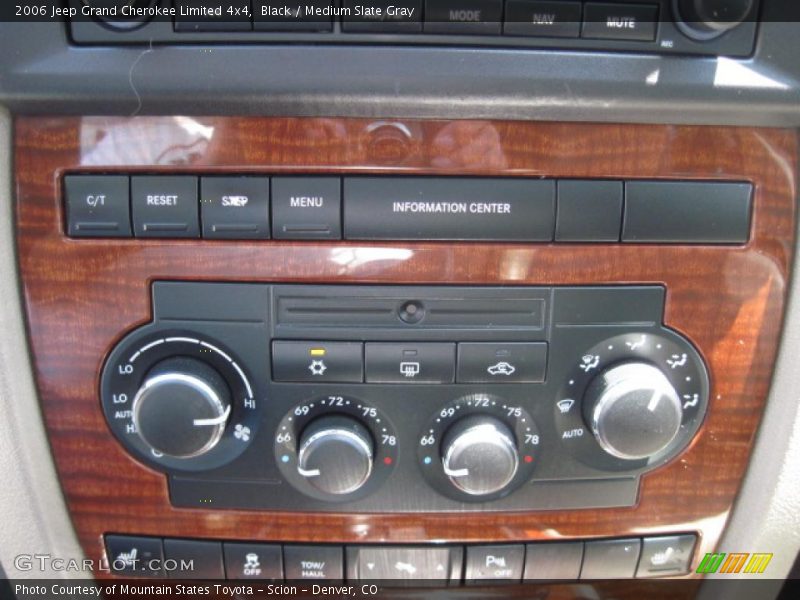Black / Medium Slate Gray 2006 Jeep Grand Cherokee Limited 4x4