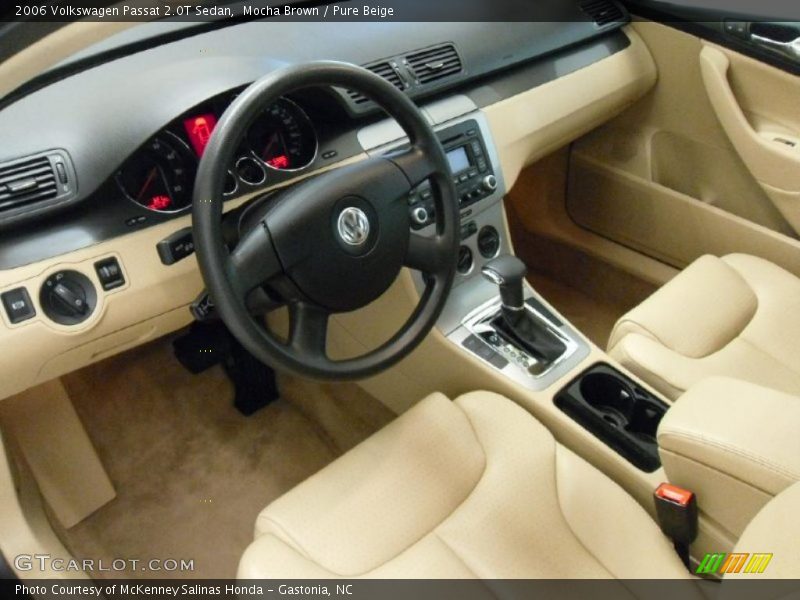 Mocha Brown / Pure Beige 2006 Volkswagen Passat 2.0T Sedan
