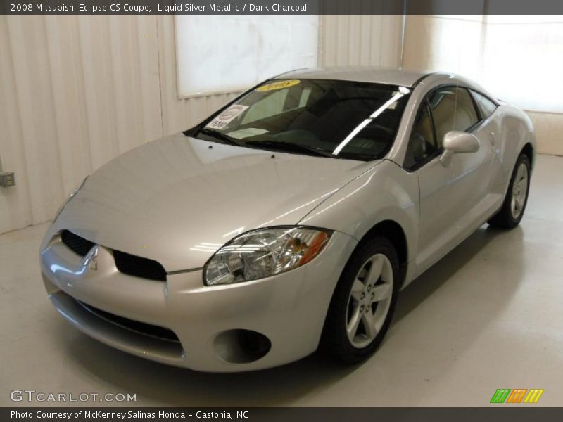 Liquid Silver Metallic / Dark Charcoal 2008 Mitsubishi Eclipse GS Coupe