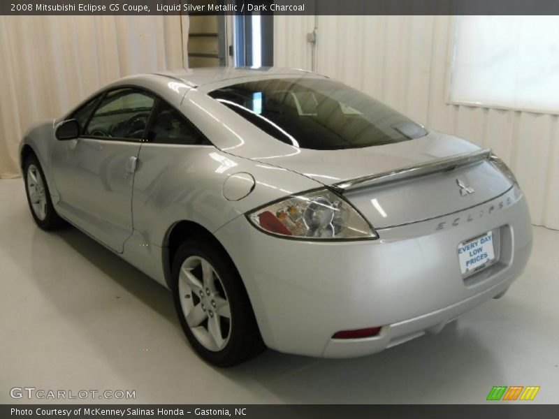 Liquid Silver Metallic / Dark Charcoal 2008 Mitsubishi Eclipse GS Coupe