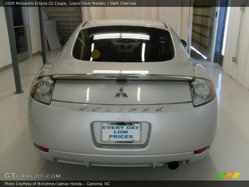 Liquid Silver Metallic / Dark Charcoal 2008 Mitsubishi Eclipse GS Coupe