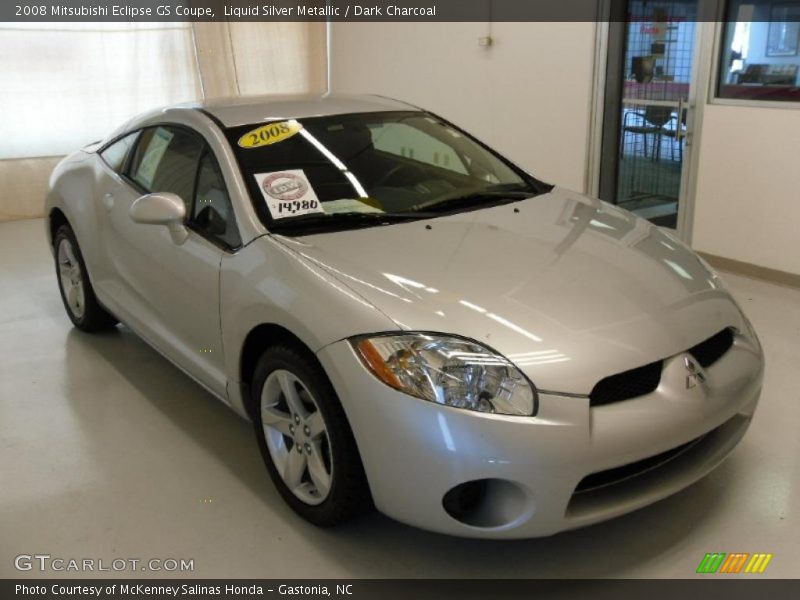 Liquid Silver Metallic / Dark Charcoal 2008 Mitsubishi Eclipse GS Coupe