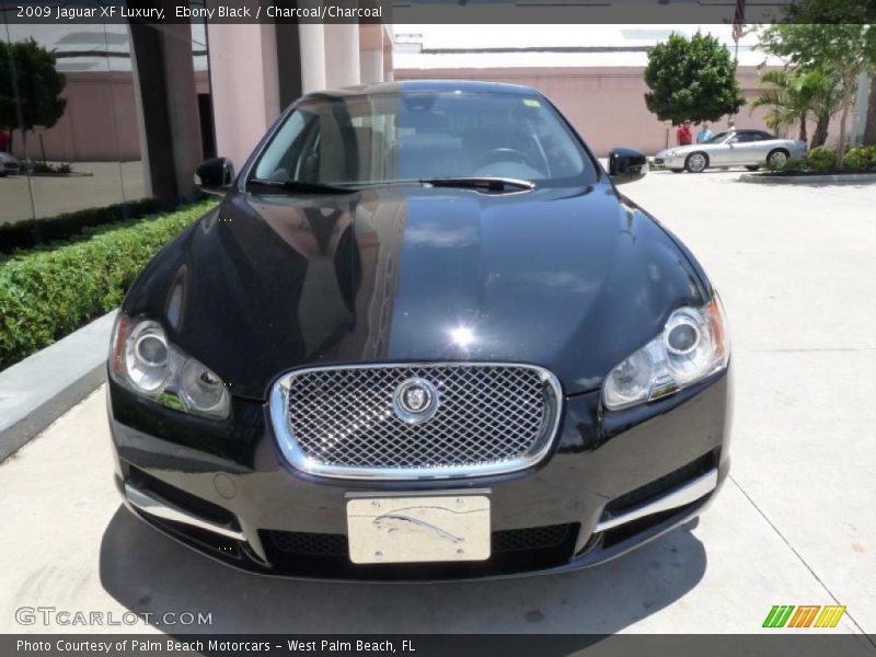 Ebony Black / Charcoal/Charcoal 2009 Jaguar XF Luxury