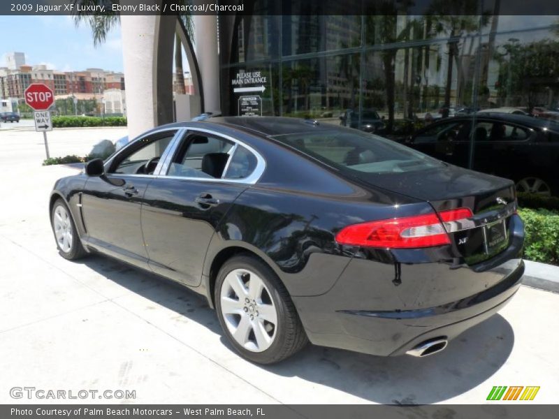 Ebony Black / Charcoal/Charcoal 2009 Jaguar XF Luxury