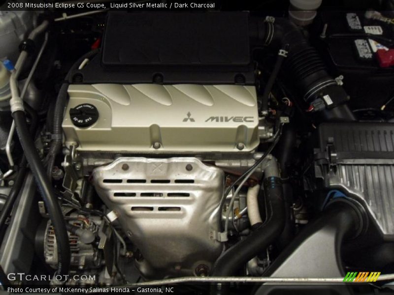 Liquid Silver Metallic / Dark Charcoal 2008 Mitsubishi Eclipse GS Coupe