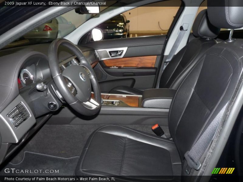 Ebony Black / Charcoal/Charcoal 2009 Jaguar XF Luxury