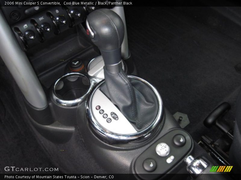 Cool Blue Metallic / Black/Panther Black 2006 Mini Cooper S Convertible