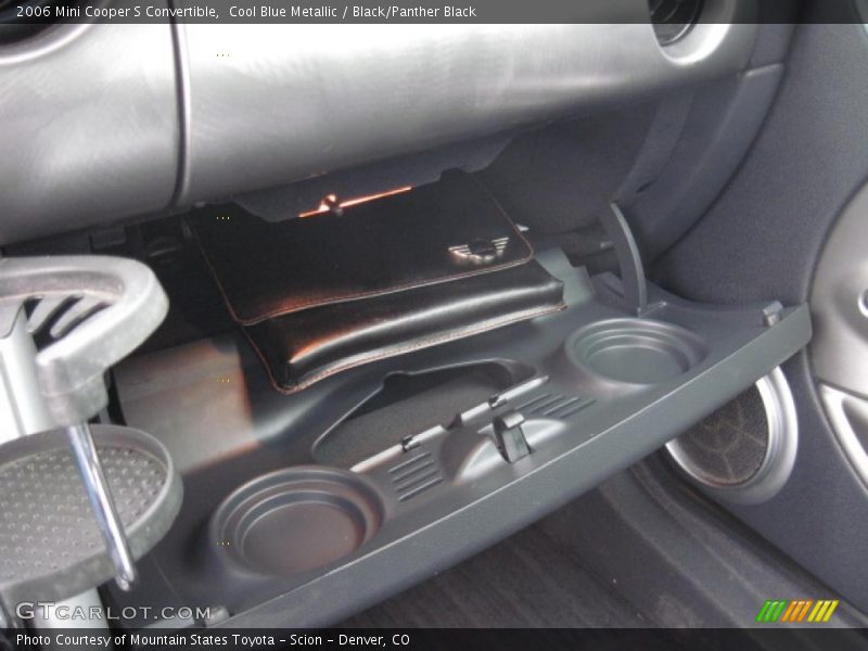 Cool Blue Metallic / Black/Panther Black 2006 Mini Cooper S Convertible