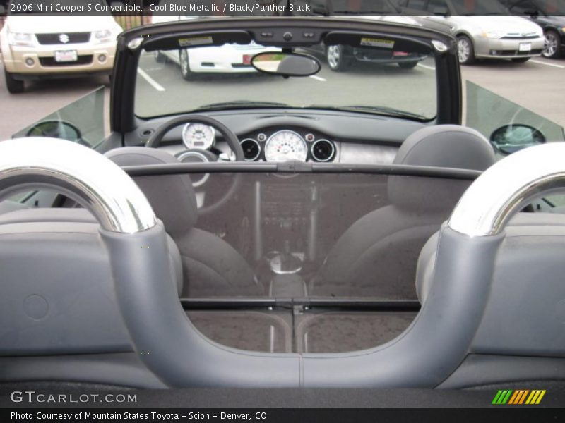 Cool Blue Metallic / Black/Panther Black 2006 Mini Cooper S Convertible