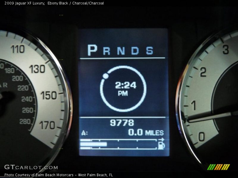 Ebony Black / Charcoal/Charcoal 2009 Jaguar XF Luxury