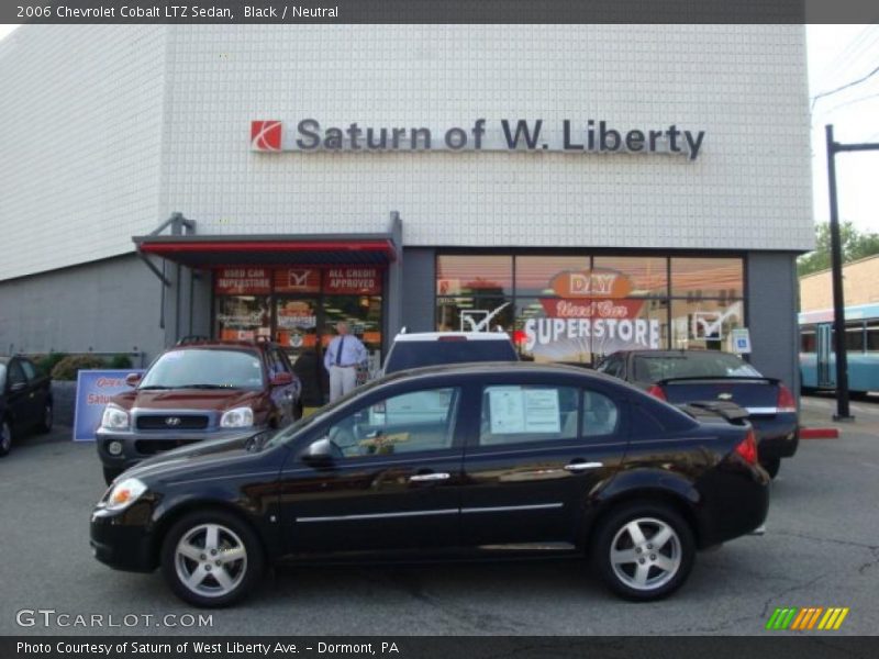 Black / Neutral 2006 Chevrolet Cobalt LTZ Sedan