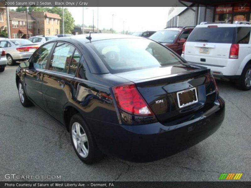 Black Onyx / Gray 2006 Saturn ION 2 Sedan