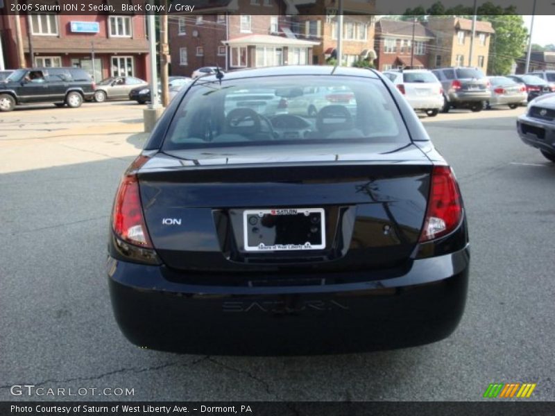 Black Onyx / Gray 2006 Saturn ION 2 Sedan