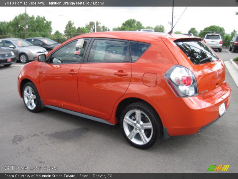 Ignition Orange Metallic / Ebony 2010 Pontiac Vibe AWD