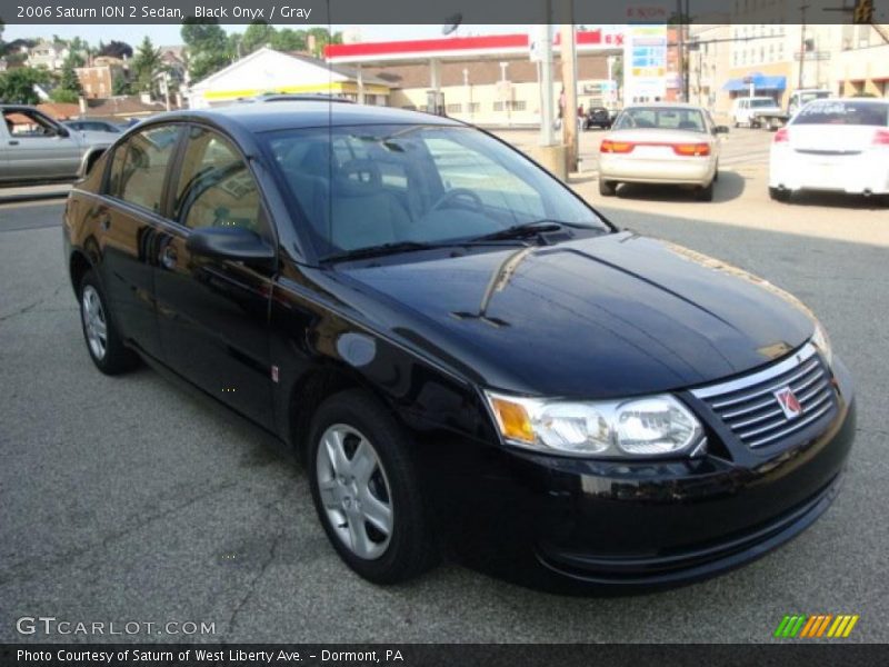 Black Onyx / Gray 2006 Saturn ION 2 Sedan