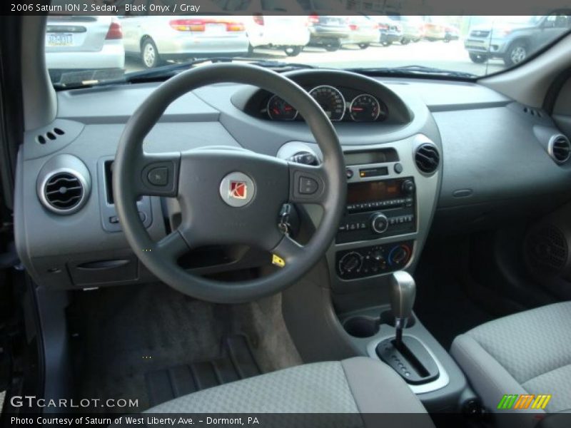 Black Onyx / Gray 2006 Saturn ION 2 Sedan