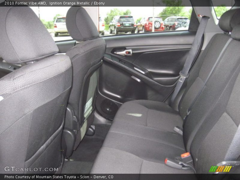 Ignition Orange Metallic / Ebony 2010 Pontiac Vibe AWD