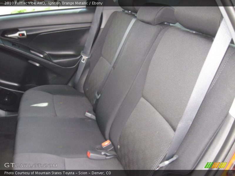 Ignition Orange Metallic / Ebony 2010 Pontiac Vibe AWD