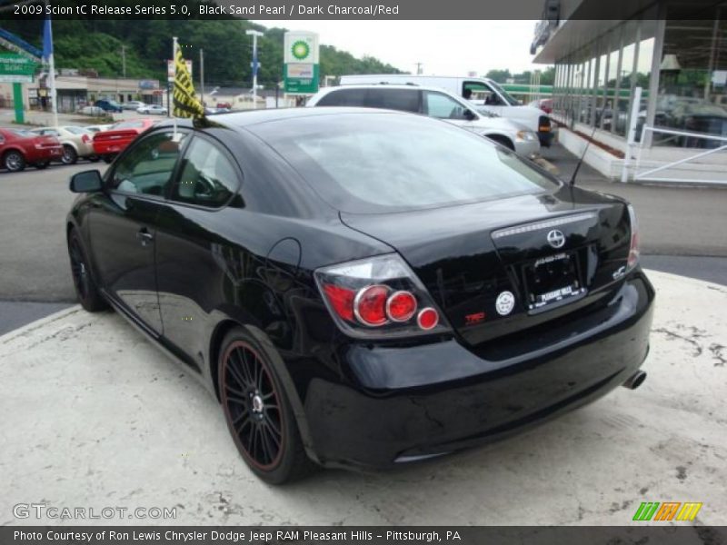 Black Sand Pearl / Dark Charcoal/Red 2009 Scion tC Release Series 5.0